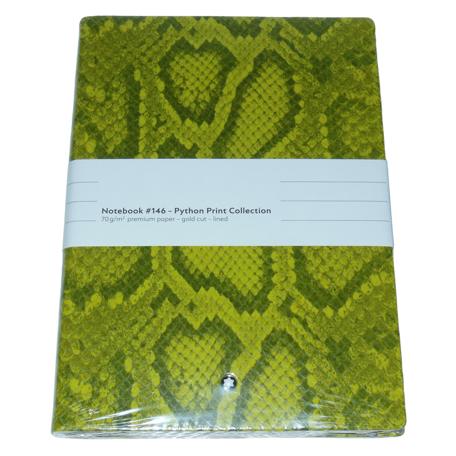 モンブラン ノート 146 パイソン グリーン 119646 New Montblanc Fine Stationery Python Print Green Lined