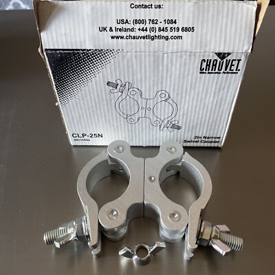 Chauvet DJ CLP-25N Narrow Swivel Trussing Lighting Coupler Clamp - NEW IN BOX