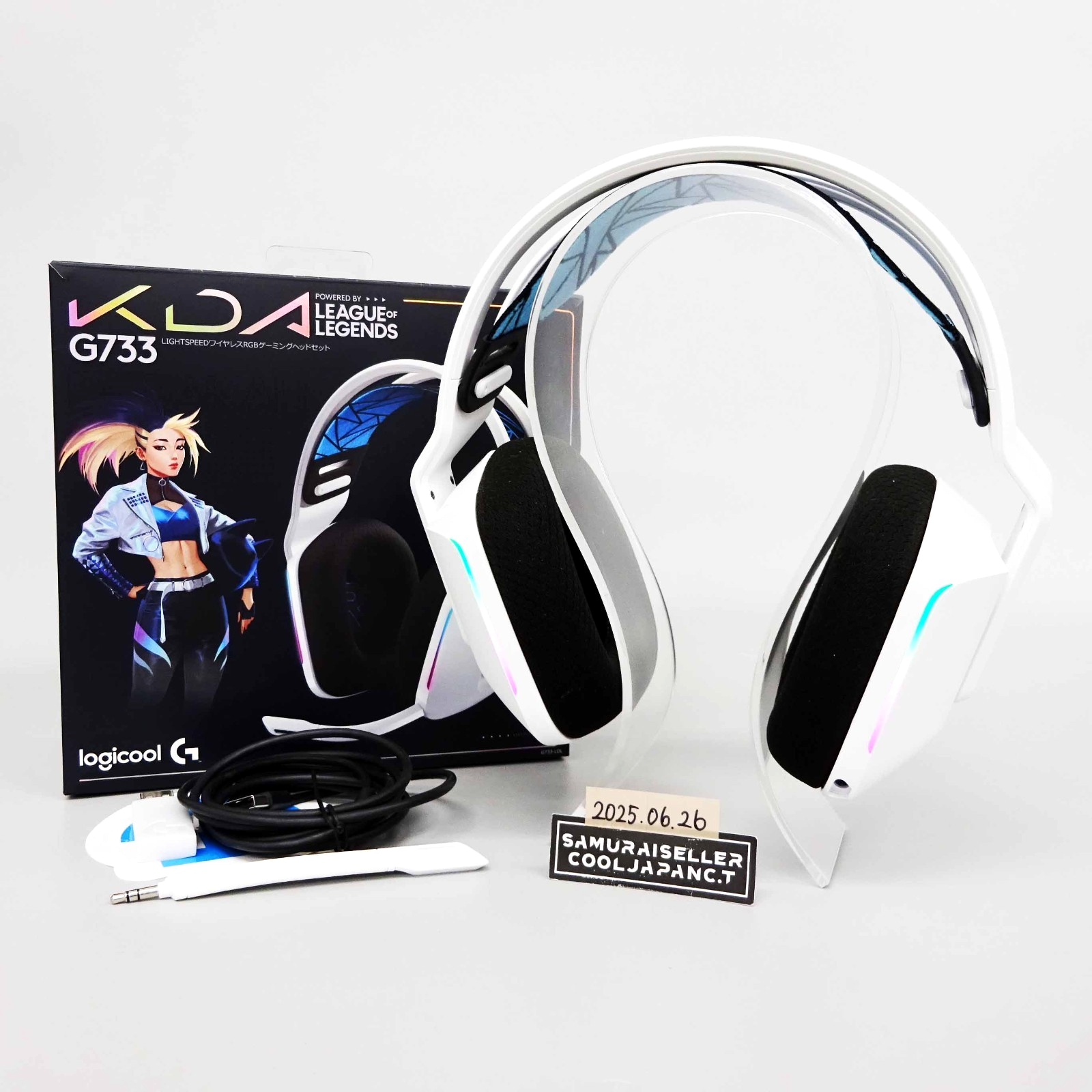 Logitech Logicool G733 KDA LIGHTSPEED Wireless White Gaming