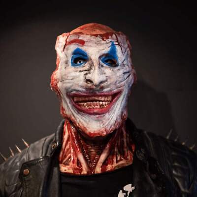 Skin Peeling Head and Neck Halloween Latex Horror Mask