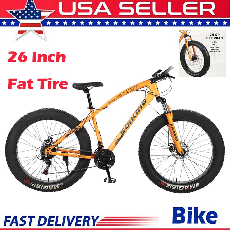 4.0 Fat Tire Beach & Snow Mountain Bike 26