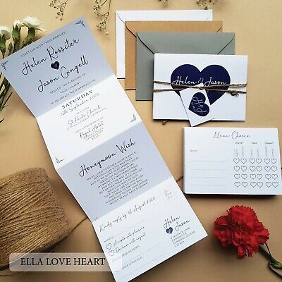 Wedding Invitations With Envelopes Samples (non-personalised samples)
