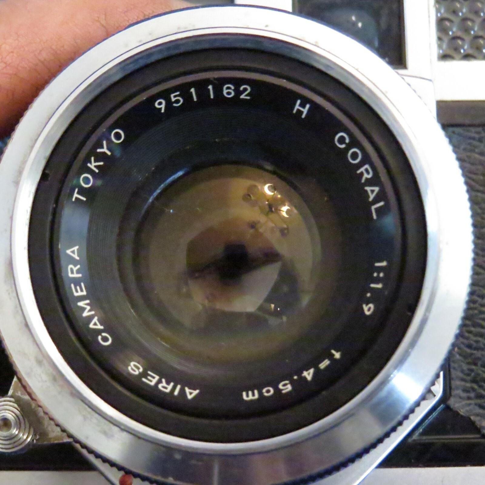 Aries 35-V Rangefinder Camera w/ 4.5cm f1.9 Coral H lens & Original Case