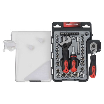 E-Value Stubby Tool Set 43pcs for working in tight spaces ETS-43