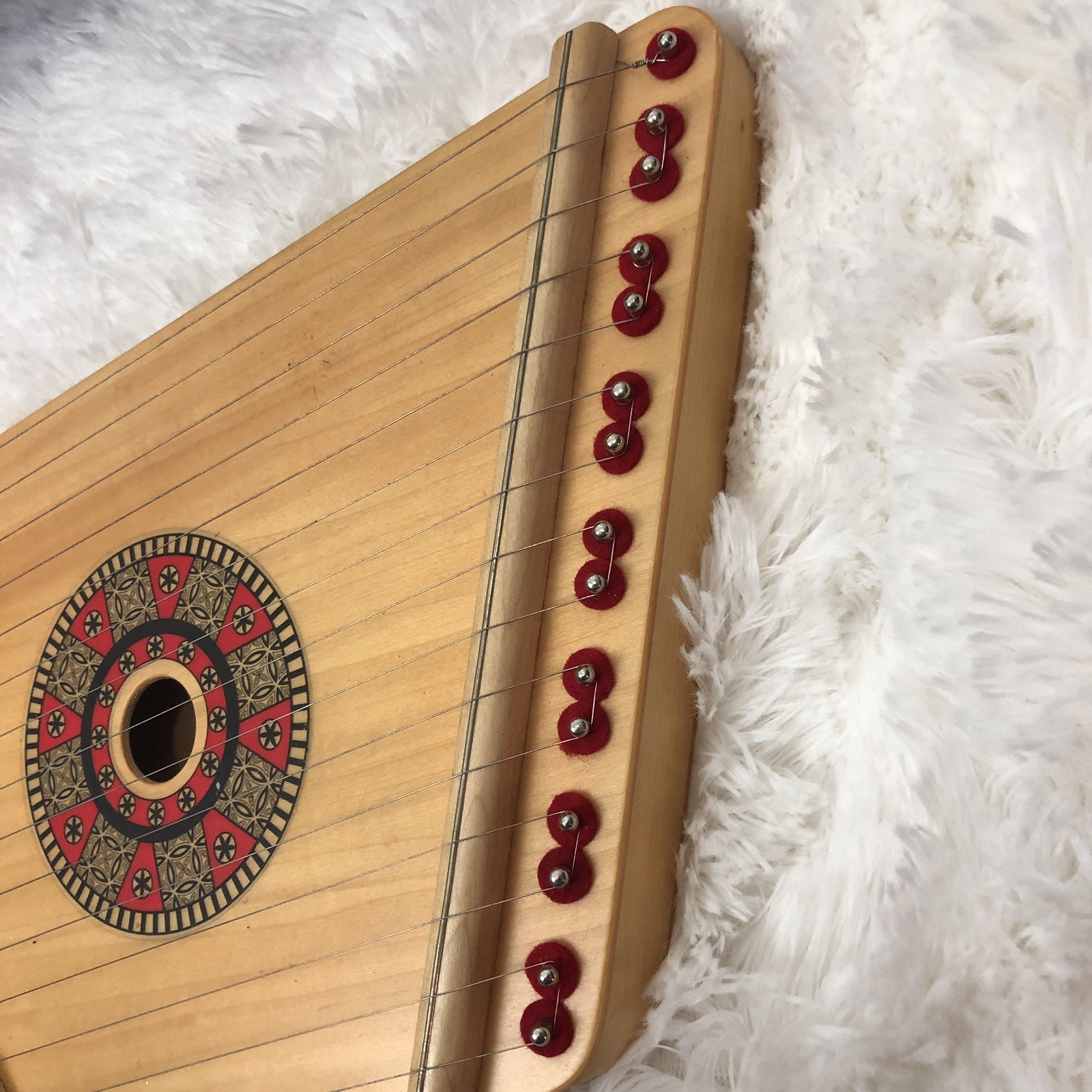 Hearth Song Lap Harp Musical Instrument & Carry Case