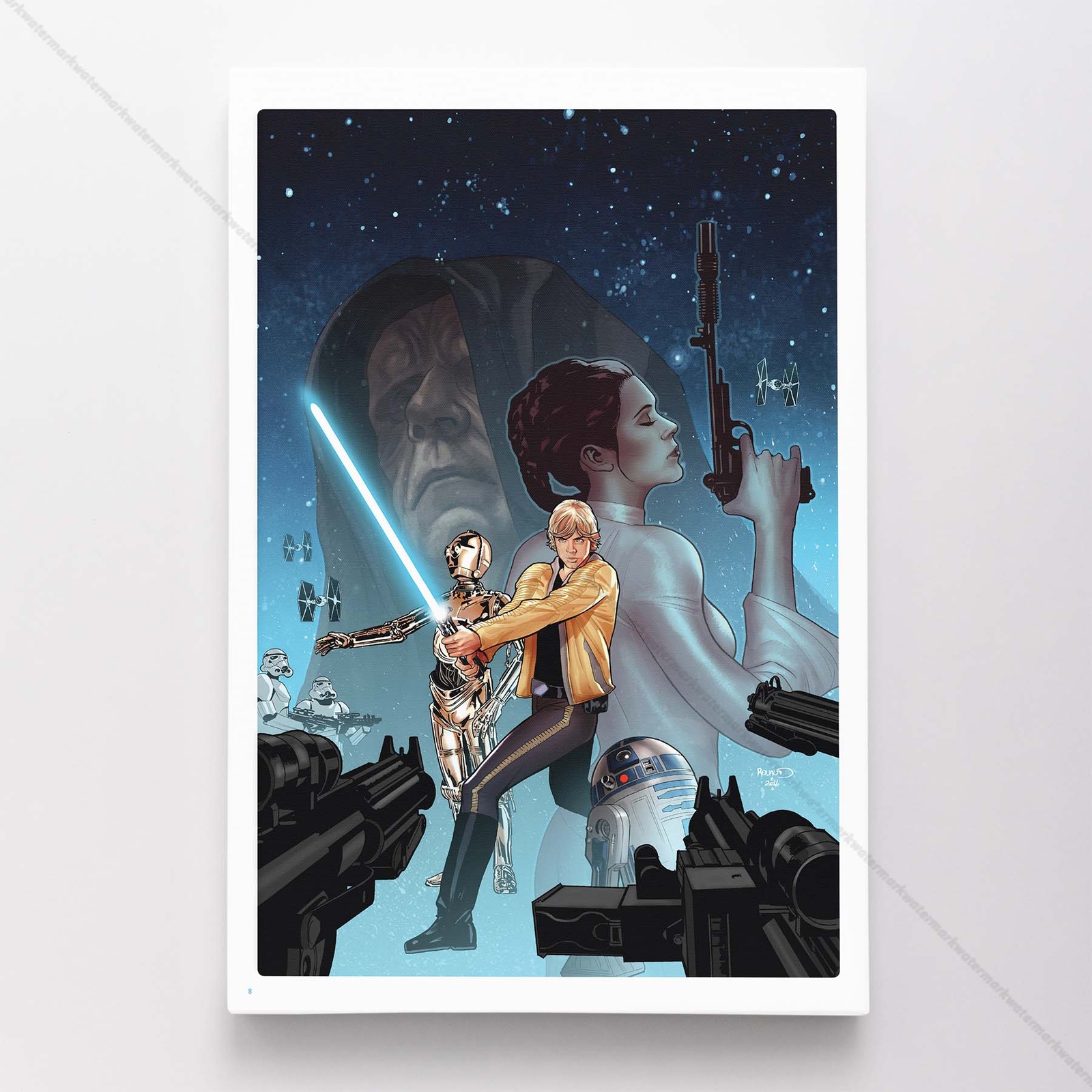 Star Wars Poster Canvas Movie Comic Art Print #29