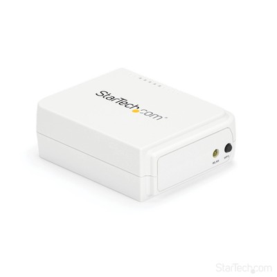 StarTech.com 1 Port USB Wireless N Network Print Server with 10/100 Mbps Etherne