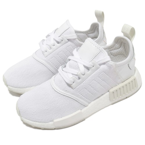 adidas Originals NMD_R1 W BOOST Белая Серая Серебряная Женская Повседневная Обувь G58303