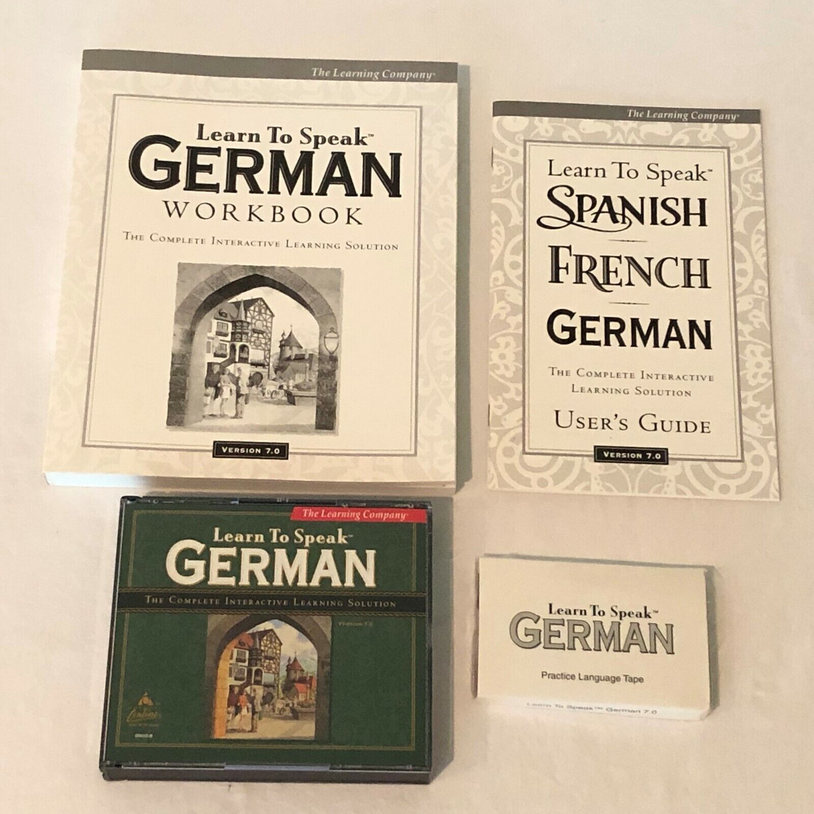 Learn to Speak German 7 The Learning Company 3 CDs Set PC Comp...