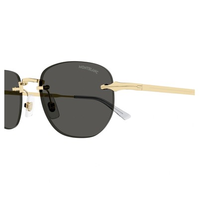 MONTBLANC MONT BLANC MB0303S-001 GOLD SUNGLASSES