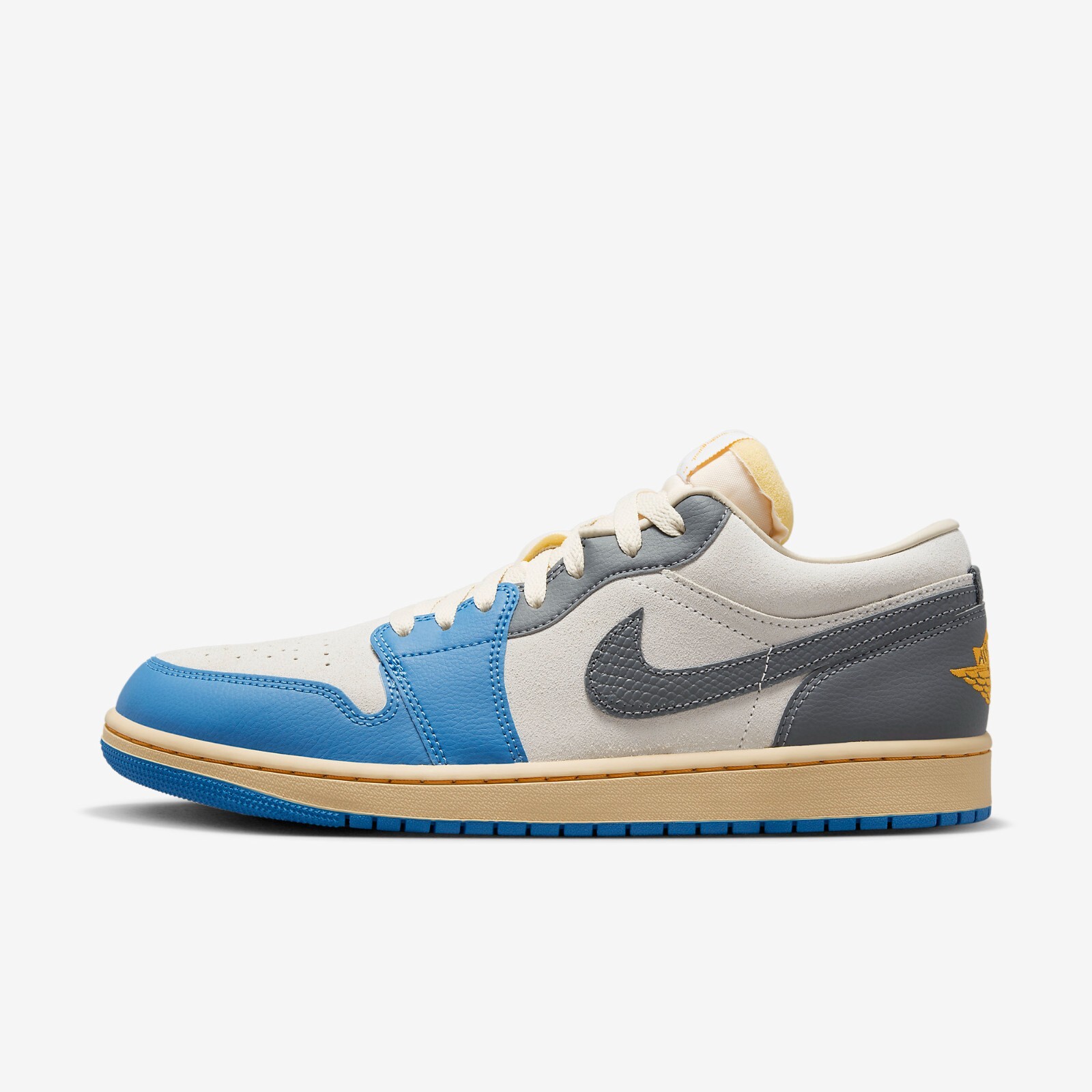 

Nike Air Jordan 1 Low Vintage UNC Dutch Blue Smoke Grey Tokyo DZ5376-469, Dutch blue/smoke grey/sail, Nike Air Jordan 1