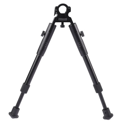 8"-10'' Folding Bipod Spring Return Rest For Rifle Hunting Clamp-on Barrel-Mount