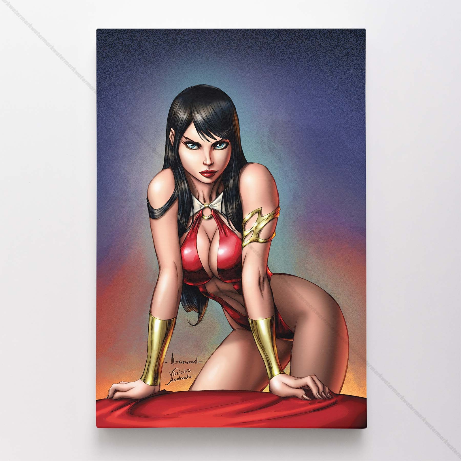 Vampirella Poster Canvas Vampire Comic Book Cover Art Print #237