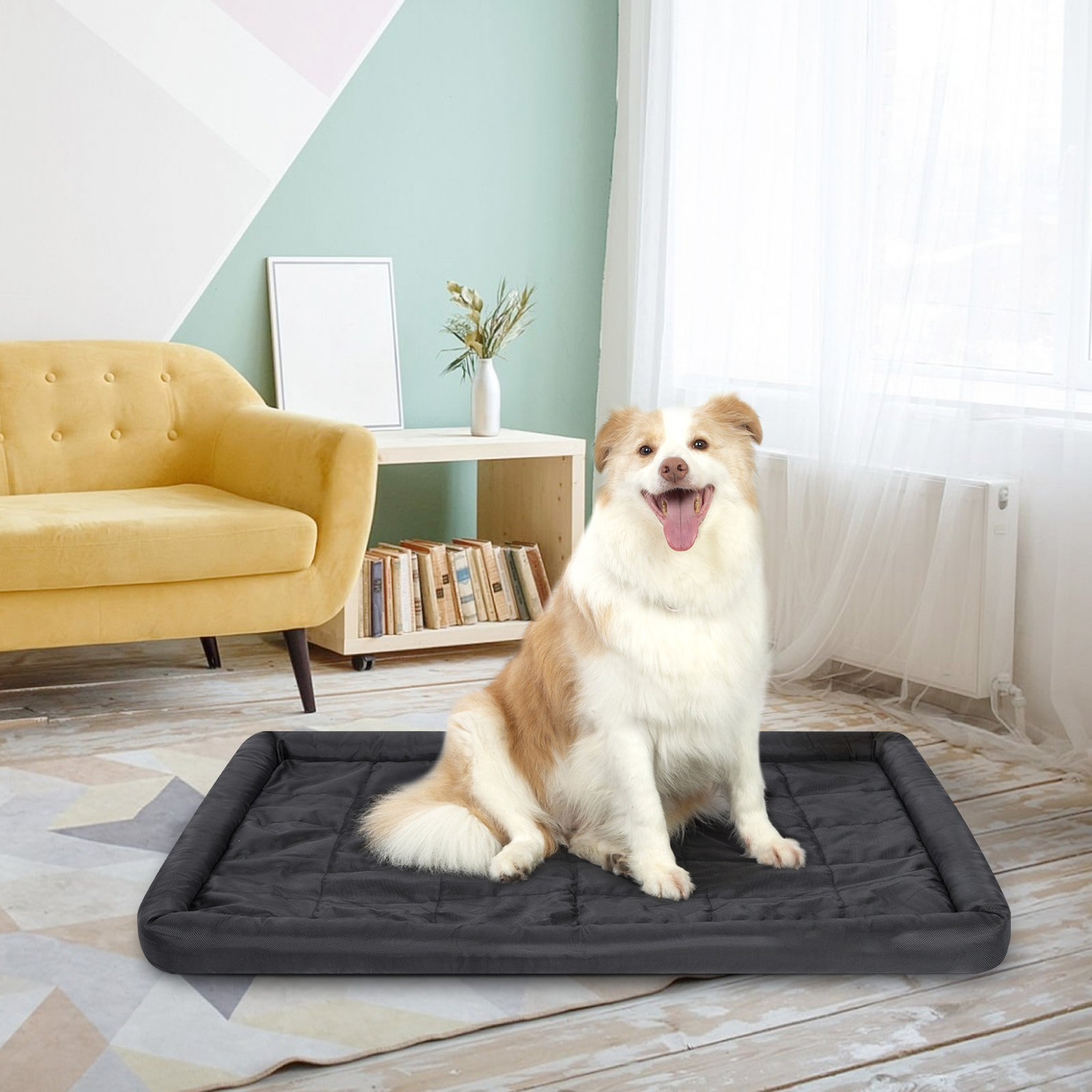 M/L/XL/XXL Waterproof Dog Bed Oxford Pet Mat Soft Cushion for Metal Dog