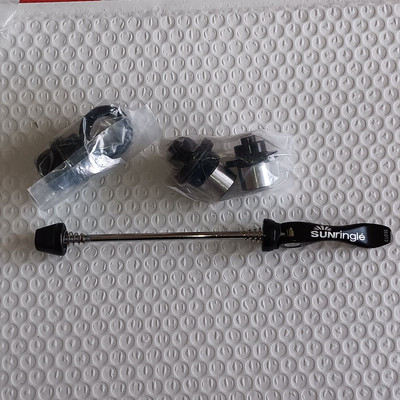 SUN RINGLE FRONT THRU AXLE QUICK RELEASE ADAPTORS kit TREK SPECIALIZED GT others