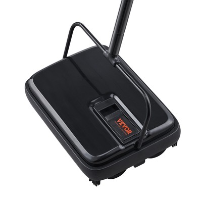 VEVOR Carpet Sweeper Floor Sweeper Manual 7.87 in Sweeping Paths Non Electric