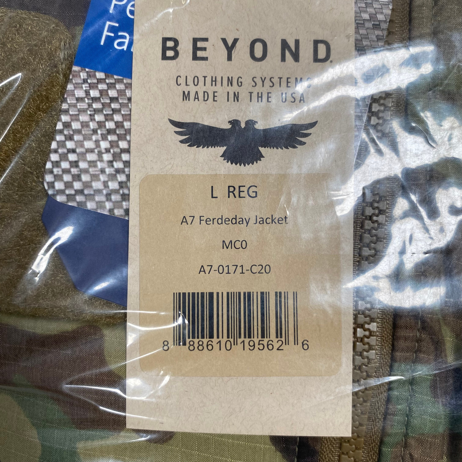 Beyond Clothing A7 FEREDAY JACKET OCP Multicam 1/2 Jacket Hoodie Climashield