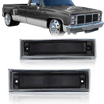 Smoke Side Marker Light New Fit For 81-91 Chevy GMC C/K 10 Truck Suburban Blazer