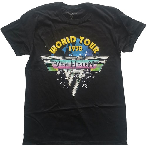 Van Halen Unisex T-Shirt: World Tour '78 Full Colour | eBay