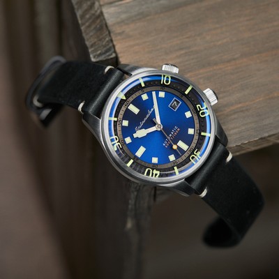 SPINNAKER SPINNAKER BRADNER AUTOMATIC ATLANTIC BLUE WATCH - BRAND