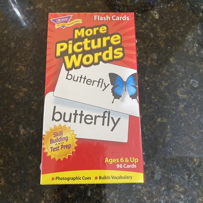 Trend Enterprises More Picture Words Skill Drill Flash Cards