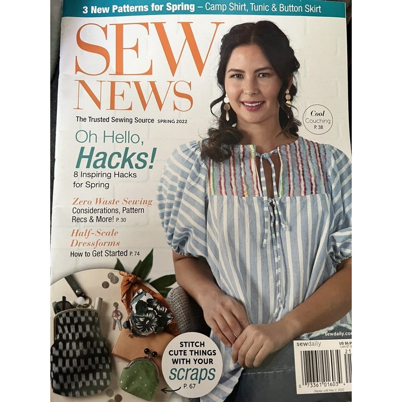 Sew News Magazine Spring 2022 Hacks Zero Waste Sewing Dressforms