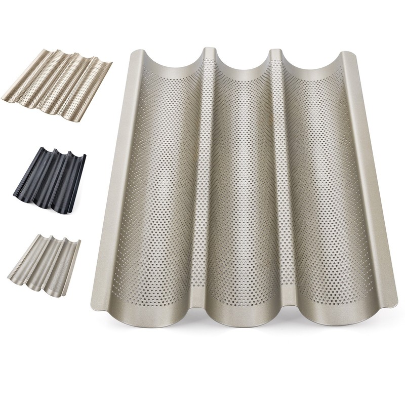 Baguette-Backble Baguetteblech Antihaftbeschichtung Baguetteblech Baguetteform