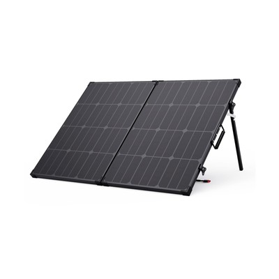 BigBlue 100W Portable Solar Panel (18V/5.56A) with Carry-on Suitcase, Foldabl...