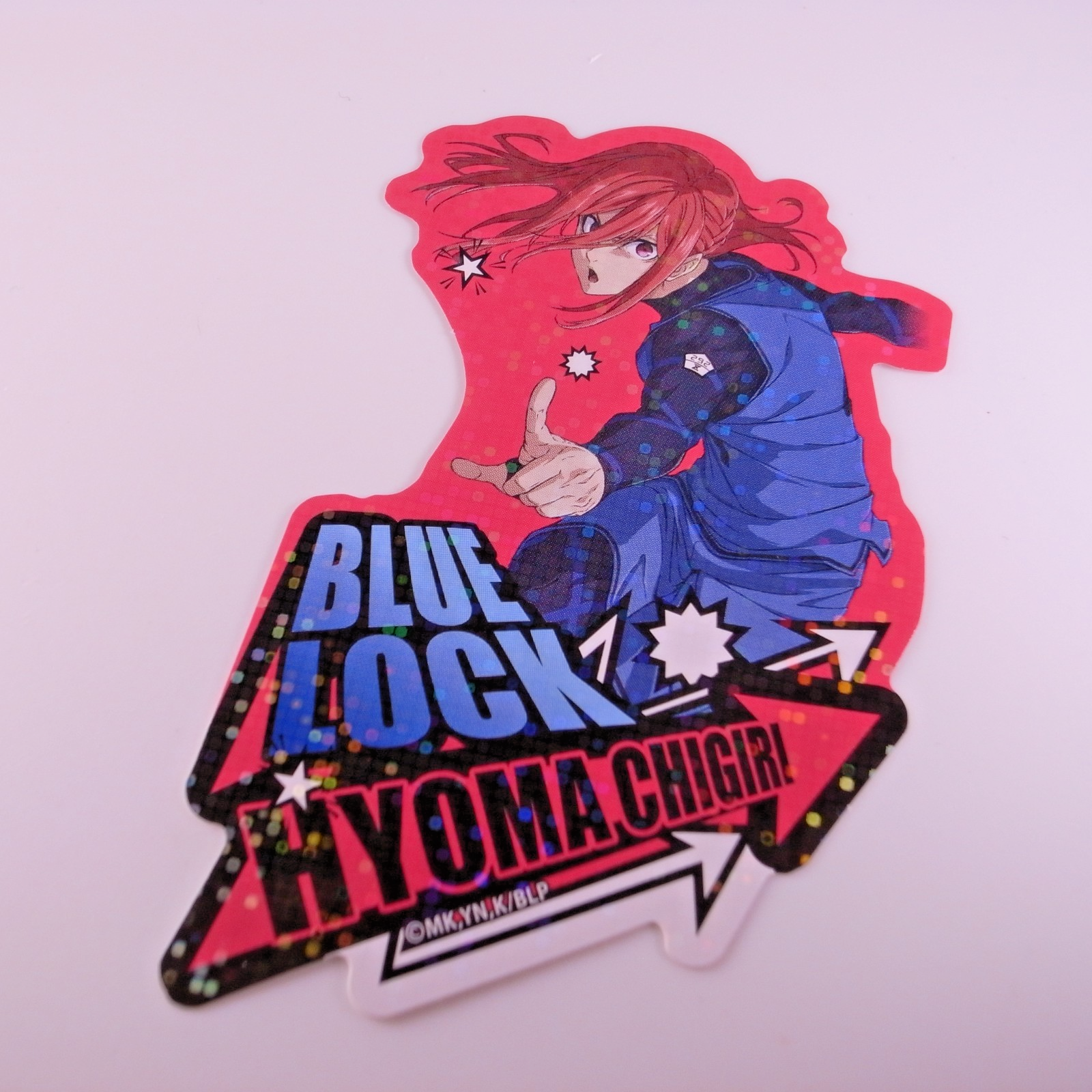 Chigiri Hyoma Blue Lock Glitter Sticker Decal Die-cut Team Z Collectible Japan