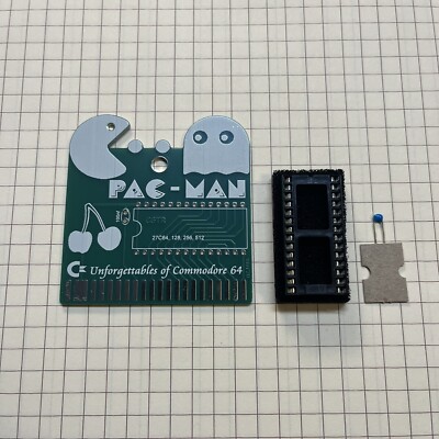 PAC-MAN Commodore 64 DIY Cartridge Kit - NO EEPROM INCLUDED
