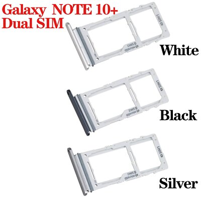 Dual Sim Card Holder Tray for Galaxy S10 S20 S22 S23 Plus Ultra Note 8 9 10 20
