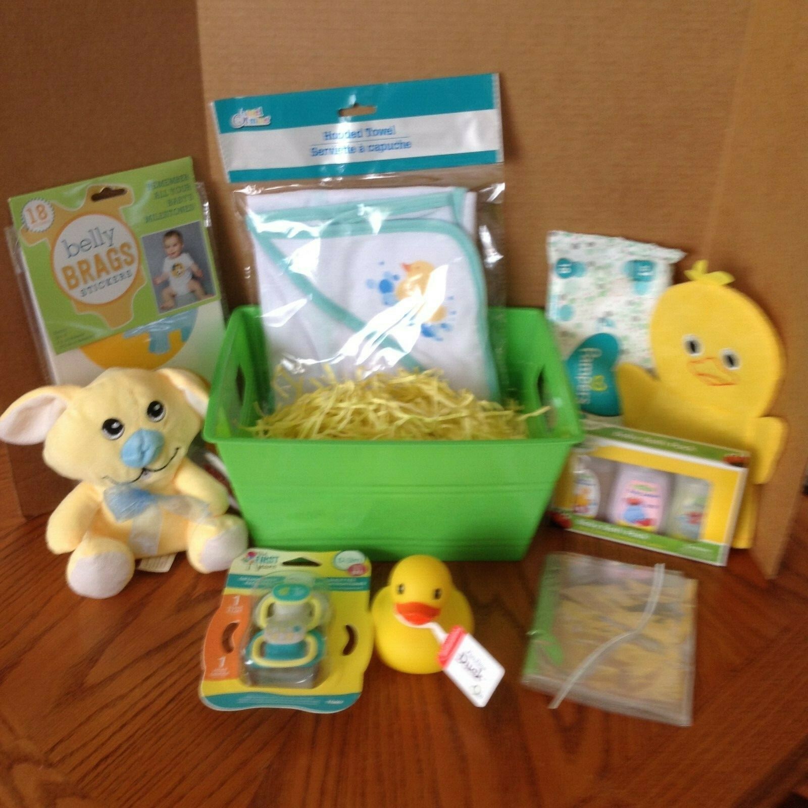 New Infant Easter Or  Baby Shower  Gift Basket