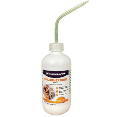Piccardmeds4pets Chlorhexidine Dental Rinse Dogs Cats 8oz