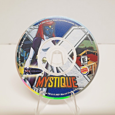 X-Men Evolution Mystique Retro PC Game Burger King Promotional Disc 2001 TESTED