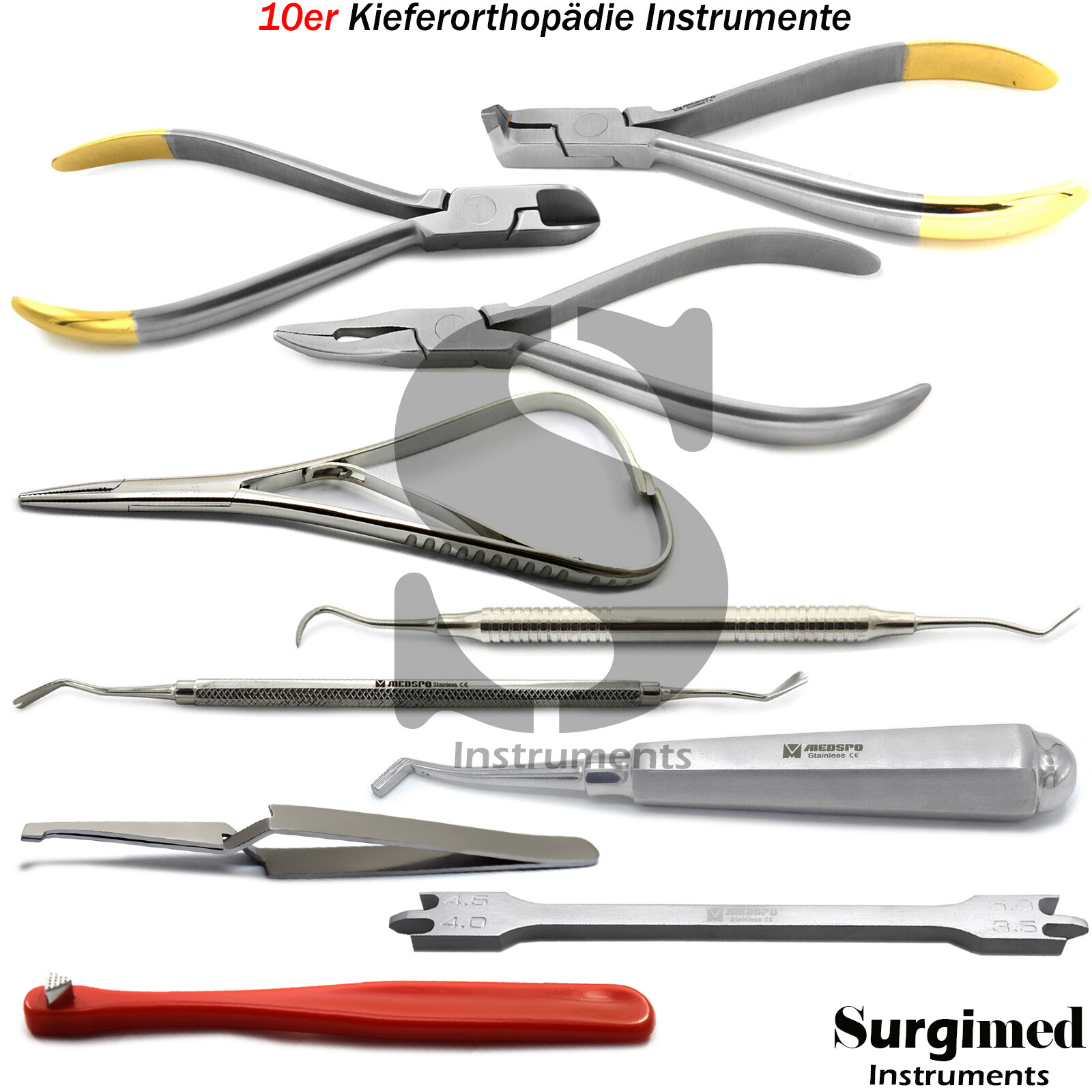 kieferorthopdische Instrumente Distal Ligaturen Schneider Bandandrcker KFO
