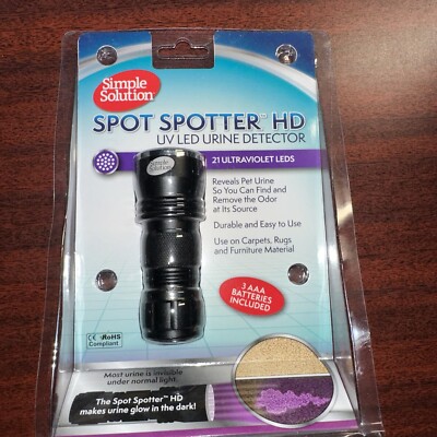 Simple Solution UV Pet Urine Detector Spot and Eliminate Dog and Cat Urine