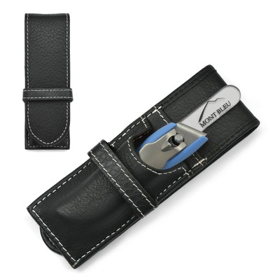 G Sol  ''On Tour I'' 2 pcs Gift Manicure Set with Glass nail file & Blue Clippers
