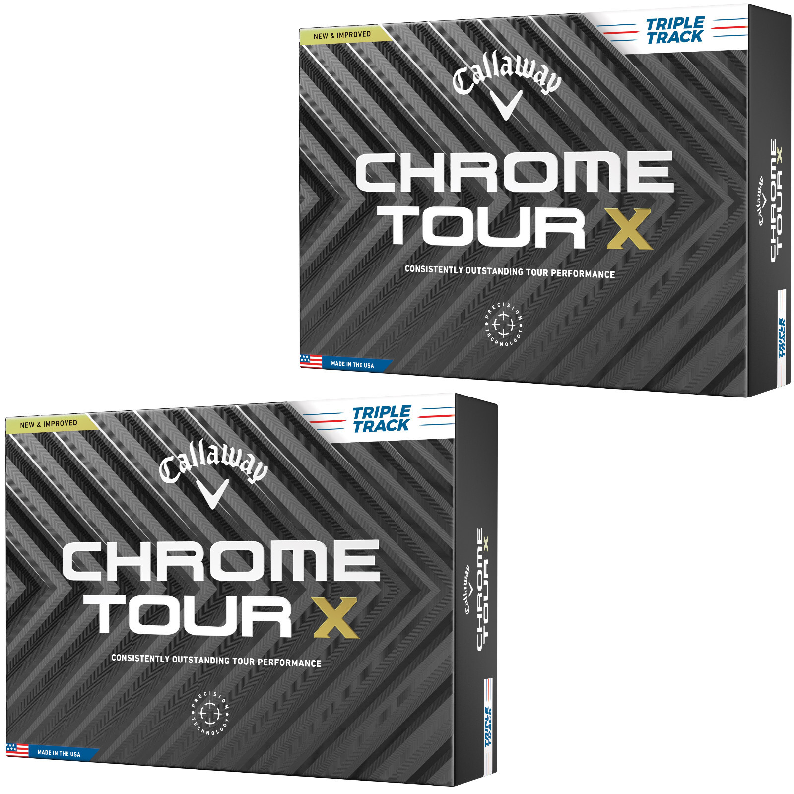 Callaway Chrome Tour X Triple Track Golf Balls - 2 Dozen