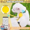PUPTECK Adjustable Cat Harness and Leash Set Escape Proof Kitten Strap Collar for Walking Travel, Floral Pattern