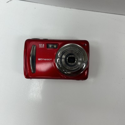 Emerson EDC240 Digital Camera 12.0MP Red Broken
