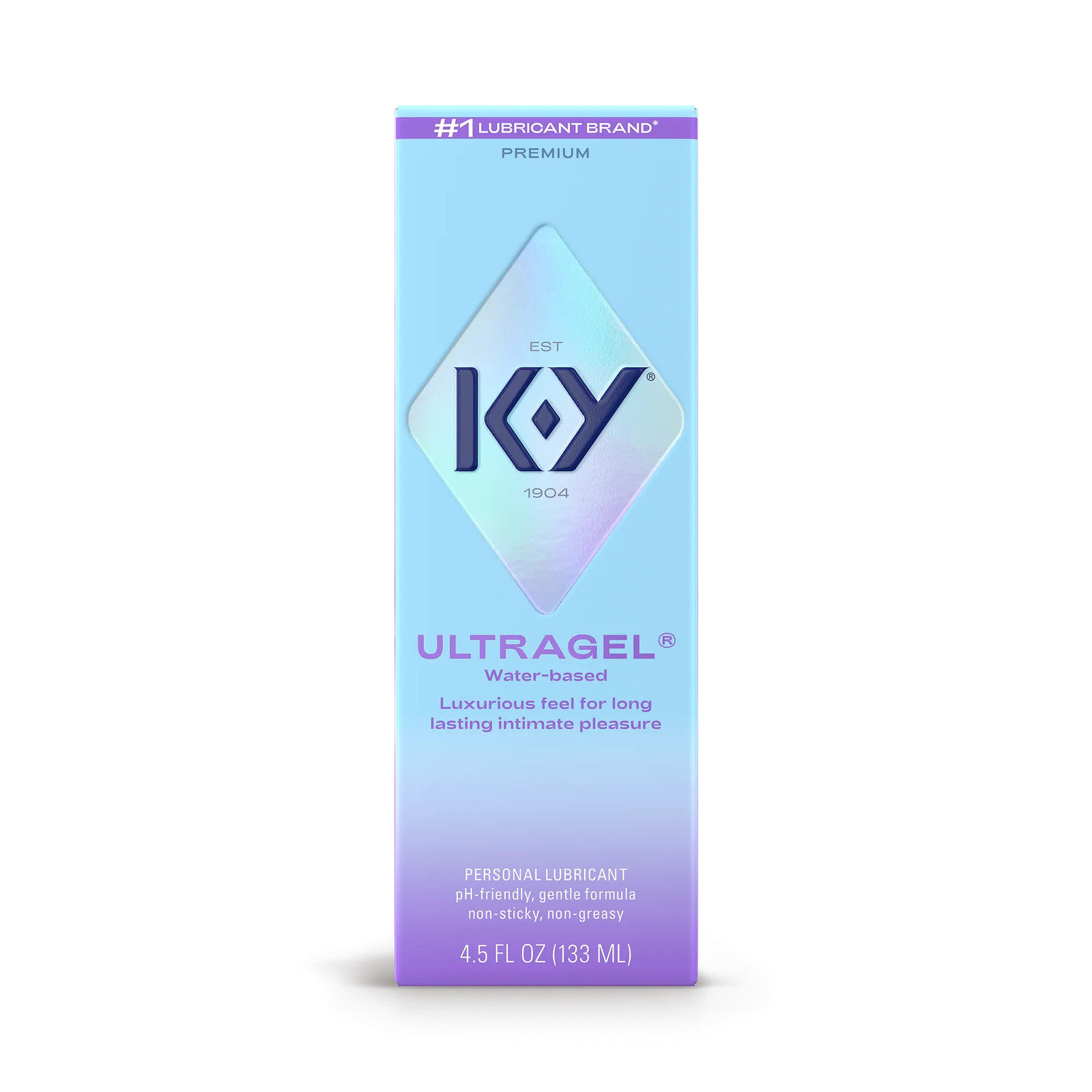 K-Y Ultragel Premium Water Based Personal Lubricant Liquid Gel 4.5 oz Pack of 6