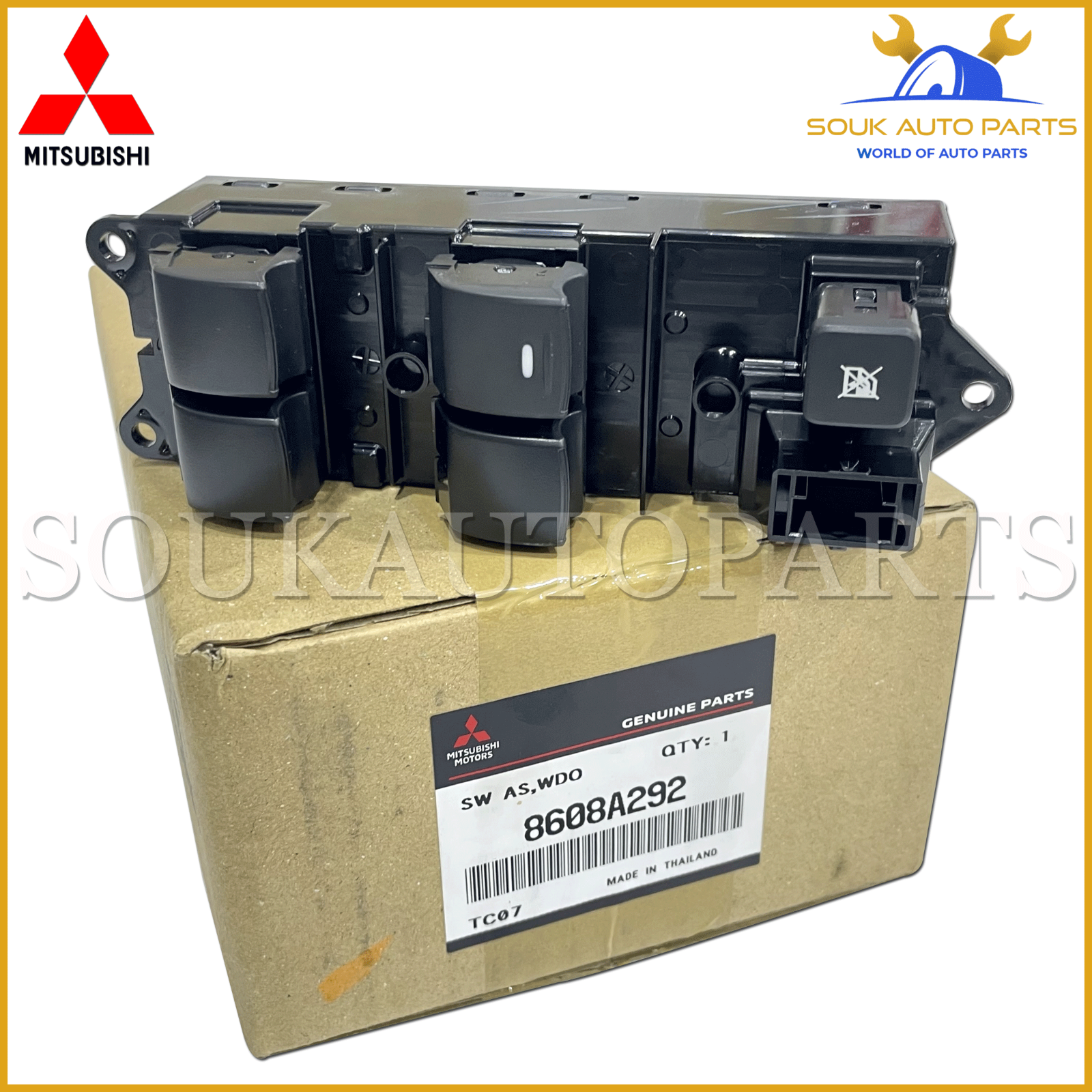 8608A292 Genuine Mitsubishi SWITCH ASSY, F/DR POWER WINDOW | eBay 8608A292 Genuine Mitsubishi SWITCH ASSY, F/DR POWER WINDOW | eBay