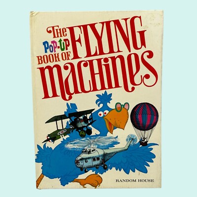 Flying Machines Pop Up Book Random House 1960s Planes Ships Quickly