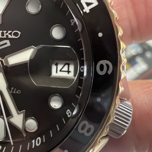 Pre-owned Seiko 5 Sports Gmt Grey Dial Sports Automatic 100m Men's Watch Ssk021(last One)