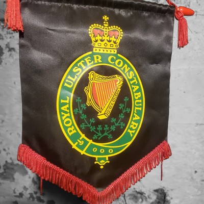 Royal Ulster Constabulary (RUC) lectern drape