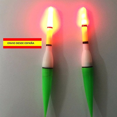 FLOTADOR FLOTANTE PARA PESCA LUMINOSO CON LED MAR RIOS LAGOS PECES