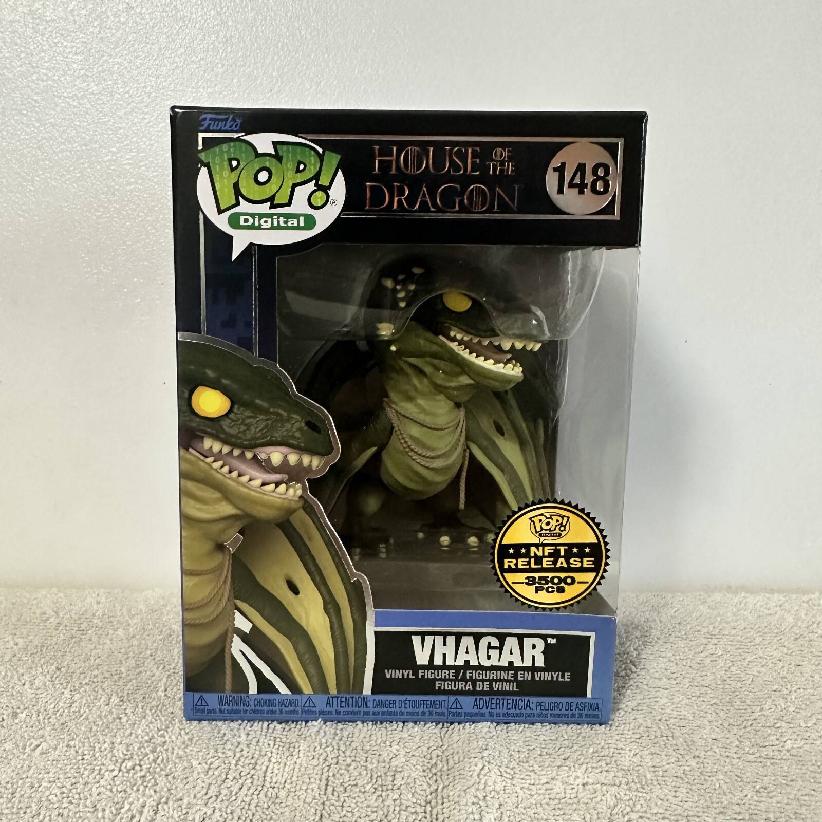 FUNKO POP! ハウス・オブ・ザ・ドラゴン　エイモンド　ヴァーガー Funko Pop Digital House Of The Dragon Set Vhagar #148 +