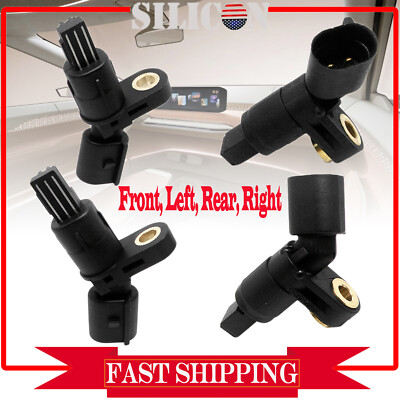 Set 4 ABS Wheel Speed Sensor Front / Rear For Audi TT VW Beetle Golf Jetta