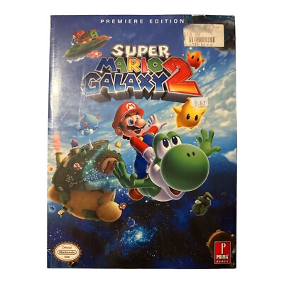Super Mario Galaxy 2 Premiere  Strategy Guide Wii NEW Prima Games