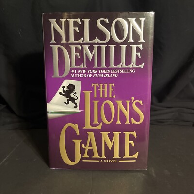 The Lion's Game Hardcover Nelson DeMille 1st Edition